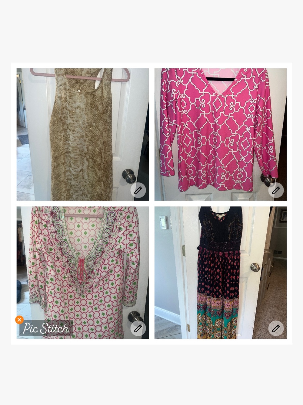 Amazing set of four perfect for the beach or a summer day.. Huge discount for 4!